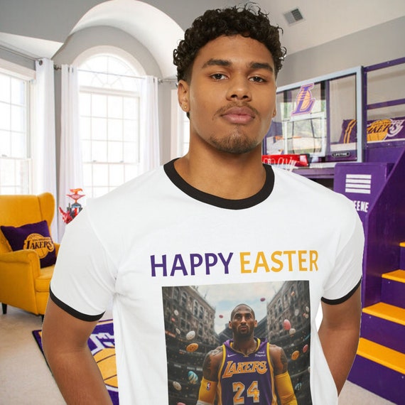 Kobe Bryant Easter T-shirt: Lakers Basketball Tee, image size:570x570