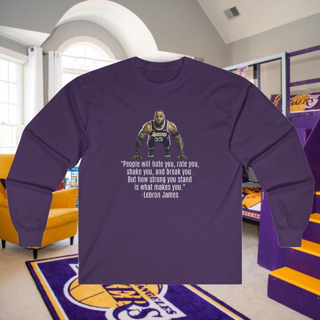 Lebron James Sweater Lebron James/king James Edition Long Sleeve Shirt  Quote Sweater Shirt Gift for Him, Basketball Player, Coach, Fan
