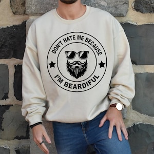 No me odies porque soy barbudo svg, barbudos hombres svg, regalo del día de San Valentín svg, png sarcástico, clipart amante de la barba, uso comercial