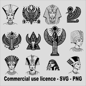 Egyptian Svg Bundle, Egypt Png Bundle, Egyptian Symbols Sings Svg ...