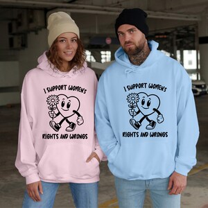 I Support Women's Rights and Wrongs Svg, Women's Rights Svg, Funny Heart Design Png, Feminism Svg, Funny Women Png, Commercial Use image 5