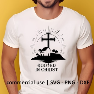Christian Cross Svg, Church Svg, Png, Dxf, Religion Svg, Catholic Svg, Cross Png, Prayer Png, Cricut Cut Files, Commercial Use License