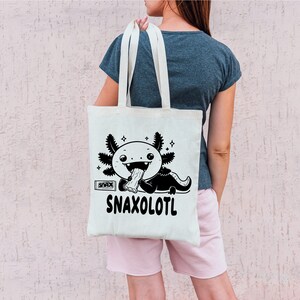Axolotl Svg, Divertente Axolotl Png, Carino Axolotl Svg per il design della camicia, Axolotl Lover Svg, Cricut Axolotl Svg in bianco e nero, Uso commerciale immagine 6