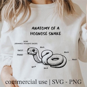 Funny Hognose Snake Svg, Anatomy Of A Snake Png, Cricut Snake Clipart, Cute Rattle Snake Svg Black And White Prints, Commercial Use