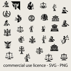 31 Designs Lady Justice Svg Bundle, Lawyer Svg, Lady Justice Clipart, Scale Justice Png, Cricut Themis Svg Black and White, Commercial Use