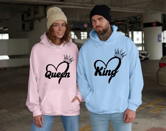 King and Queen Couple Pvg, Queen and King Svg, Best Couple Shirt Svg, Valentine’s Day Png, Cricut SVG Black and White Print, Commercial Use