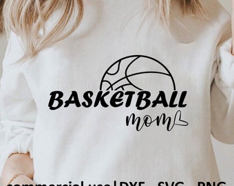 Basketball Mom Svg Png, Basketball Mom Shirt Svg, Basketball Svg, Basketball Game Day Svg, Sports Mom Svg, Basketball Png