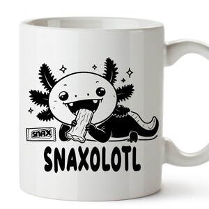 Axolotl Svg, Divertente Axolotl Png, Carino Axolotl Svg per il design della camicia, Axolotl Lover Svg, Cricut Axolotl Svg in bianco e nero, Uso commerciale immagine 5