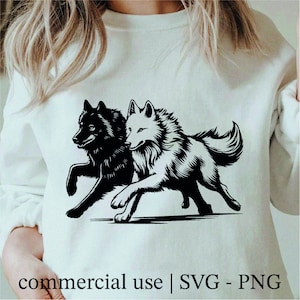 Wolf Svg, Wolf Attack Png, Cricut Wolf Png, Wildlife  Svg, Wolf In Mountain Svg, Wolf Svg Black And White Prints, Commercial Use License