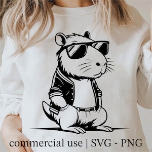 カピバラ Svg、かわいいカピバラ Svg、カピバラ シルエット シャツ デザイン、クール カピバラ Svg、カピバラ恋人 Svg、カピバラ クリップアート、商用利用