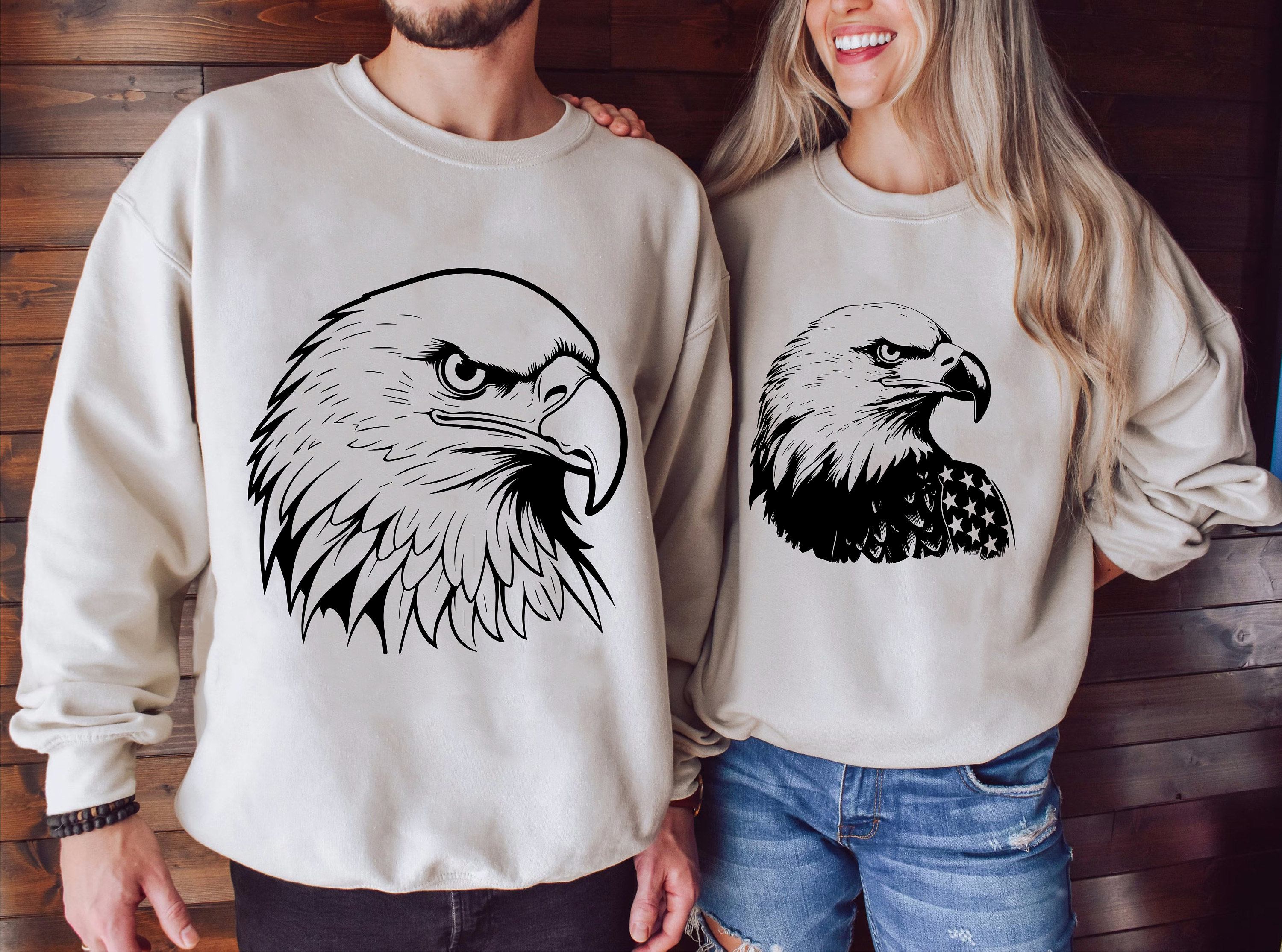 Bald Eagles Bundle Svg Rustic Eagle Svg Bundle American - Etsy Australia