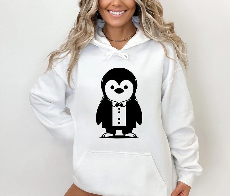 Penguin Svg Bundle, Cute Penguin Png, Penguin Silhouette Clipart, Cool Penguin Svg, Penguin Png, Penguin Svg Black and White, Commercial Use image 8