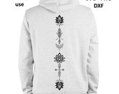 Cricut Mandala Svg, Png, Small Lotus Flower Tattoo, Mandala Tattoo Design, Mandala Svg Black And White Prints, Commercial Use License