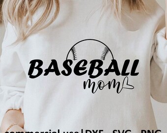 Baseball Mom Svg Png, Baseball Mom Shirt Svg, Baseball Svg, Baseball Game Day Svg, Sports Mom Svg, Baseball Png, Love Baseball Svg