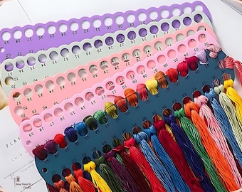 Numrerade tavlor för broderitråd 01-111, Förvaring av broderitråd, Hållare för broderiorganisation, Broderiorganisatör