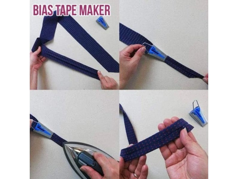 Complete Sewing Bias Tape Maker Kit Seam Binding Maker Etsy
