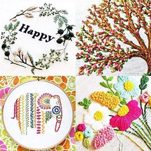 Multicolor Embroidery Thread Floss Skein For Embroidery Sewing Crafts Stitching Cross Stich Crochet DIY Projects 50/100/150/200/250 Pcs zdjęcie 9