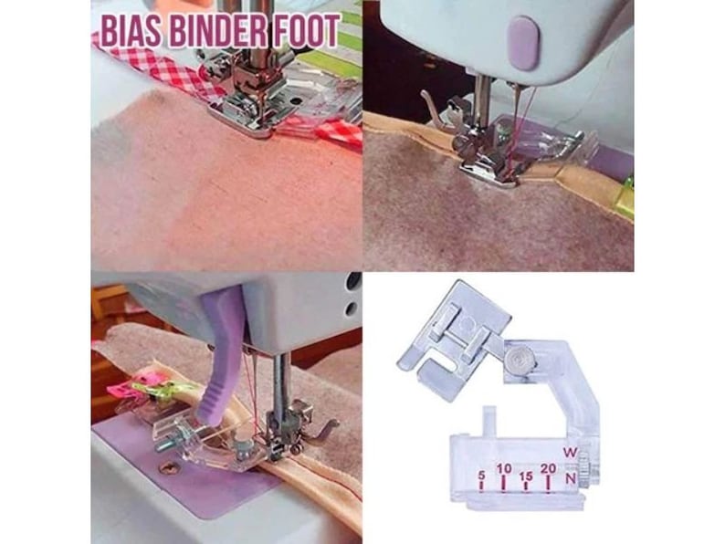 Complete Sewing Bias Tape Maker Kit Seam Binding Maker image 4