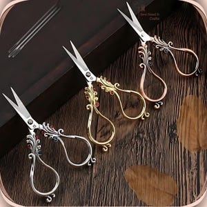 Elegant Metal Engraved Phoenix Tail Design Antique Vintage Style ...
