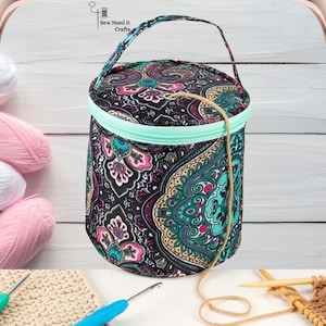 Yarn Bag Crochet, Yarn Holder, Yarn Organizer, Yarn Bag, Yarn Storage, Yarn Storage Bag, Yarn Holder Bag, Small Yarn Bag, Knitting Bag