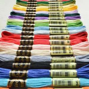 Multicolor Embroidery Thread Floss Skein For Embroidery Sewing Crafts Stitching Cross Stich Crochet DIY Projects 50/100/150/200/250 Pcs zdjęcie 7