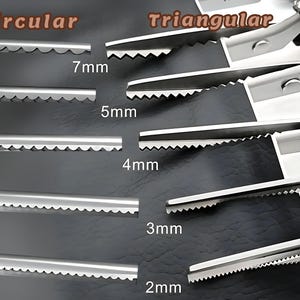 Zickzack, Bogenprofessionelle Zackenschere 2-18 mm, Zickzack Schere, Deko Schere, Bastelschere, Schere Geschenke, Design Schere, Nähschere