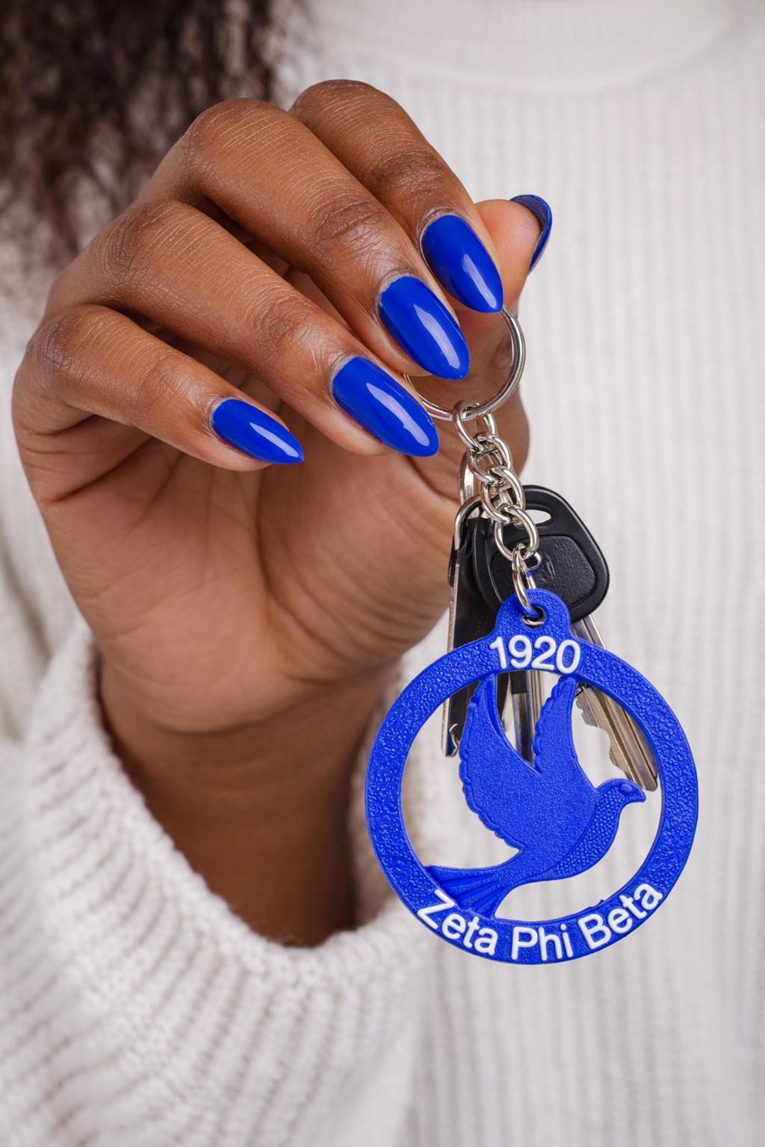Zeta Phi Beta Keychain - Etsy