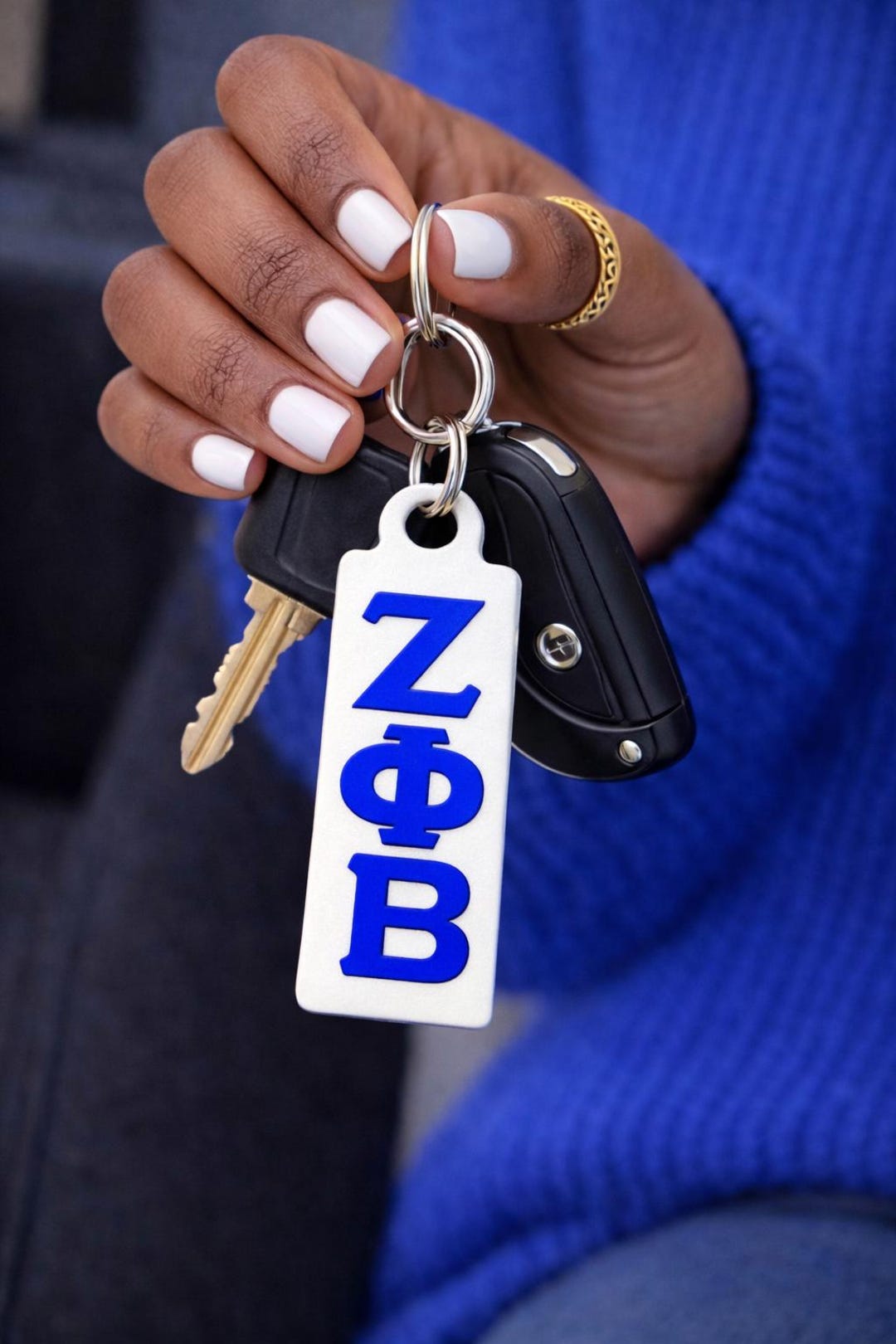 Zeta Phi Beta Keychain - Etsy