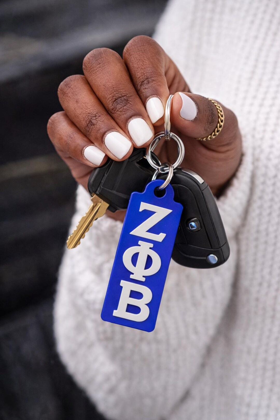 Zeta Phi Beta Keychain - Etsy