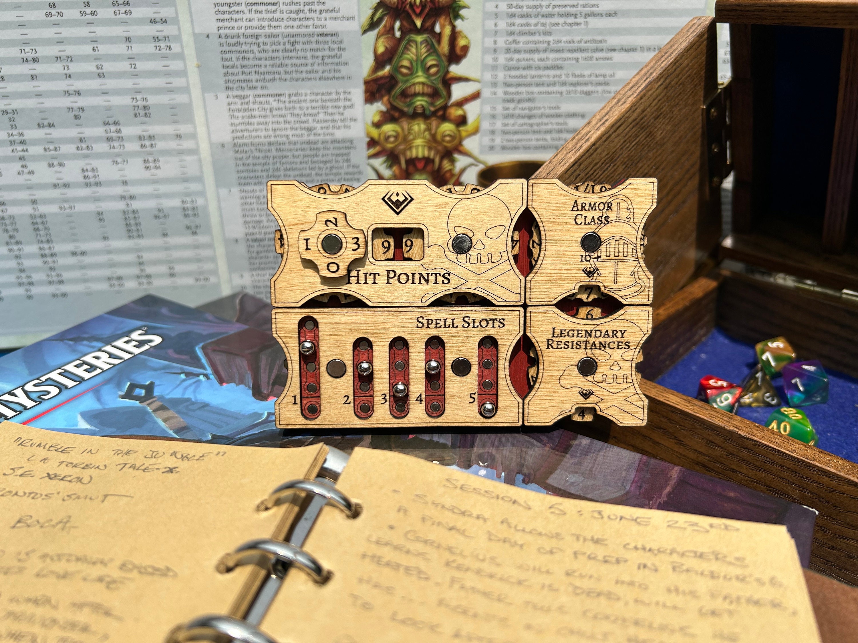 Dungeon Master Tracker - 2 sided magnetic