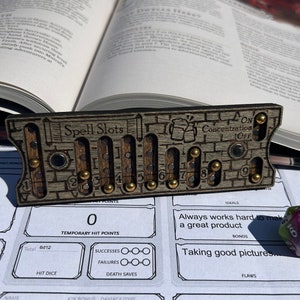 Tavern Dweller Special Edition Magnetic Spell Slot Tracker