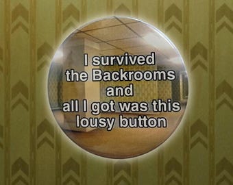 I Survived the BR Subliminal Horror Inspired Big Button
