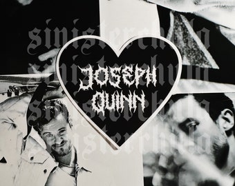 Joseph Quinn Metal Sticker