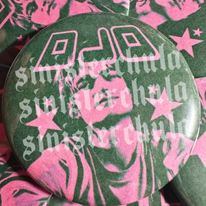 DJO Buttons Djo Pink and Green
