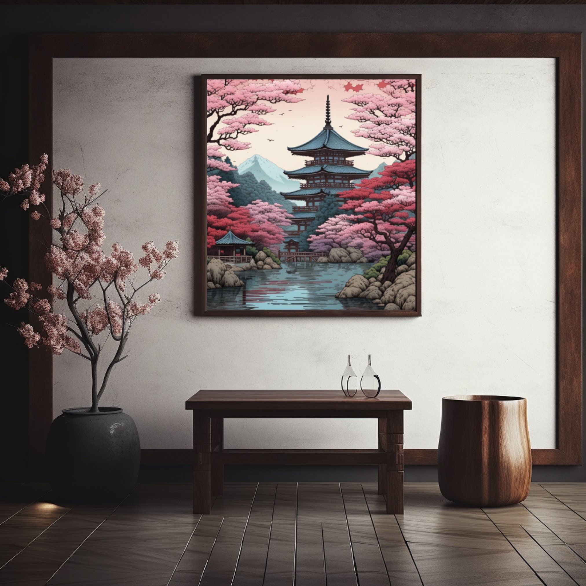 Japanese Wall Art Ukiyo-e Printable Wall Art Set of 10 Prints Anime ...