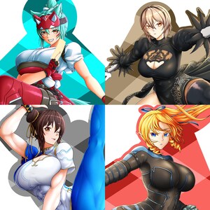 Cosplay Girls Bundle Pack - Original Character Art