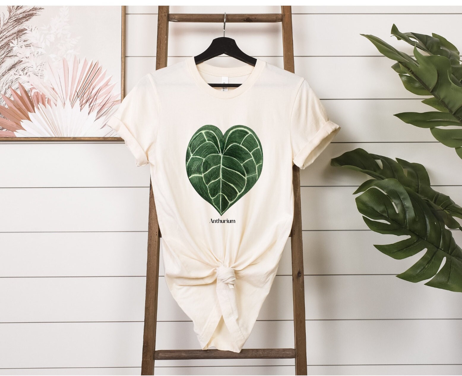 Anthurium Plant T-Shirt: Plant Lover Gift