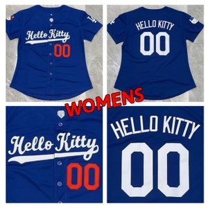 Hello Kitty LA Dodgers Onesie, Girls Baseball Shirt – RKCreativeImpressions
