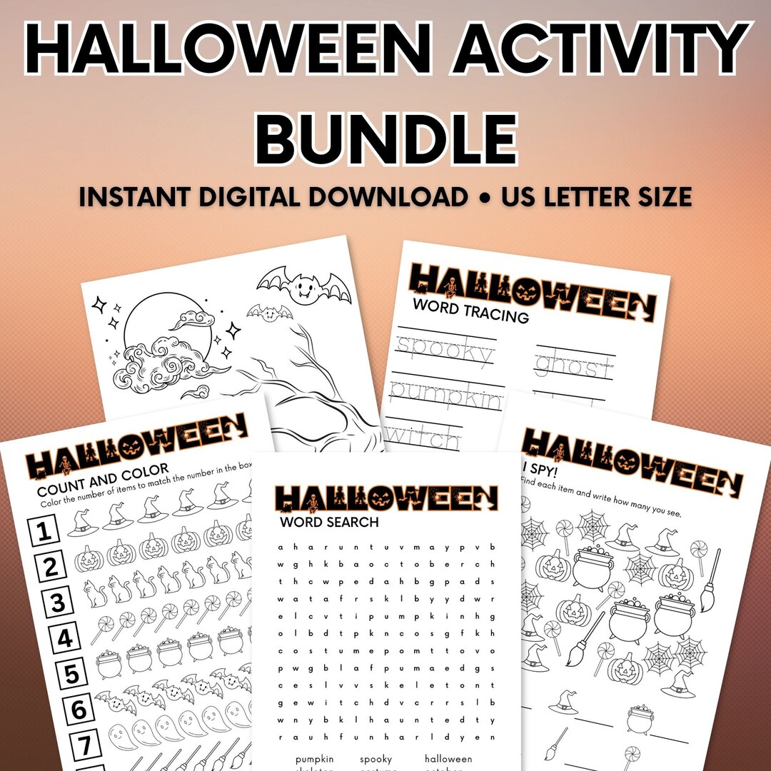 Educational Halloween Activity Bundle | Halloween Activities for the ...