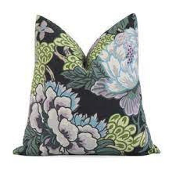 Designer Authentic Thibaut Honshu Grey Pillow Covers