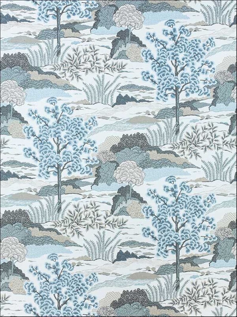 Designer Daintree Fabric by the Yard Etsy