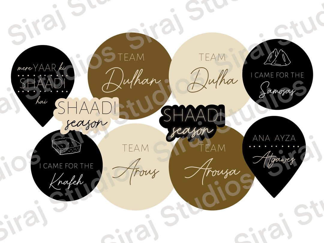 Arabic Wedding Props / Desi Wedding Props / Photo Booth Props Etsy