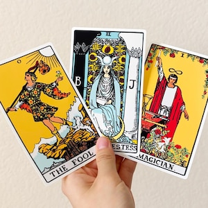 Paquete de pegatinas de tarot: elige cualquier carta de la baraja, cartas múltiples personalizadas, pegatinas mate para diario, maleta, botella y portátil.