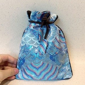 Bolsa para baraja de tarot, bolsa bordada para cartas de tarot, regalo de tarot, bolsa de oráculo, bolsa con cordón para baraja de oráculo para cartas de oráculo