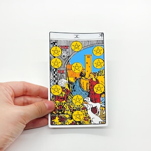 80 piezas de pegatinas de Tarot grandes para pedidos a granel (2,4 '' x 4 '') - Rider Waite Classic Big Colorful Laptop Water Bottle Die Cut Stickers Precio al por mayor