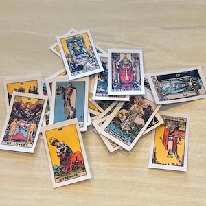 Printable Tarot Stickers Medium, Rider Waite, PDF PNG JPG Digital ...