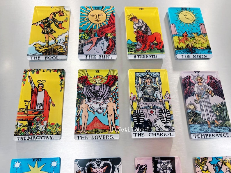 Tarot Card Fridge Magnets Rider Waite Classic Design Major Arcana tarot-card-fridge-magnets-rider-waite-classic-design-major-arcana