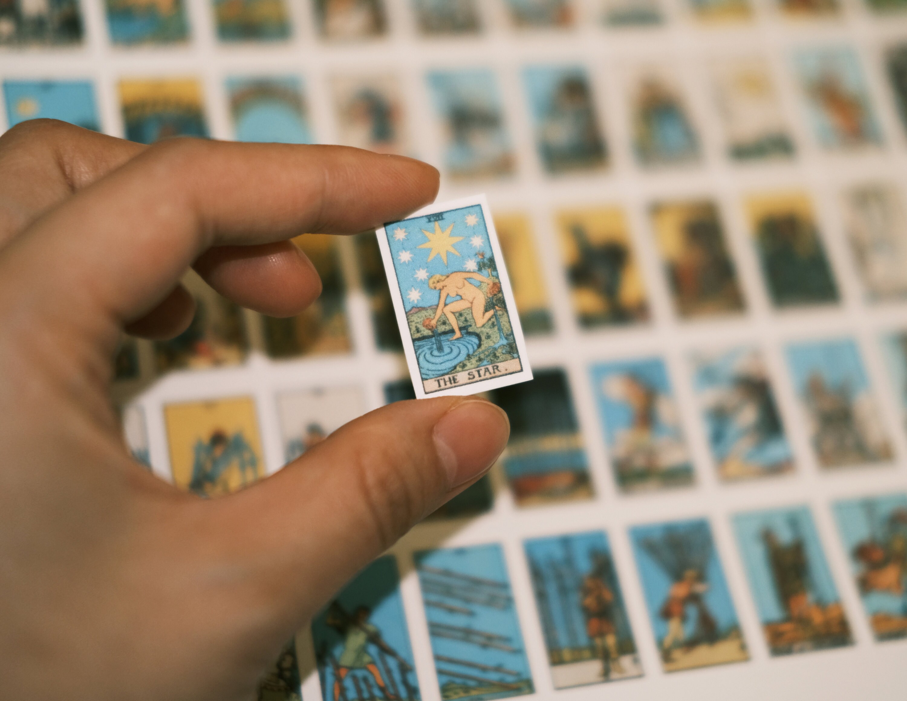 Mini Tarot Card Journal Stickers – 780 Vintage Austria