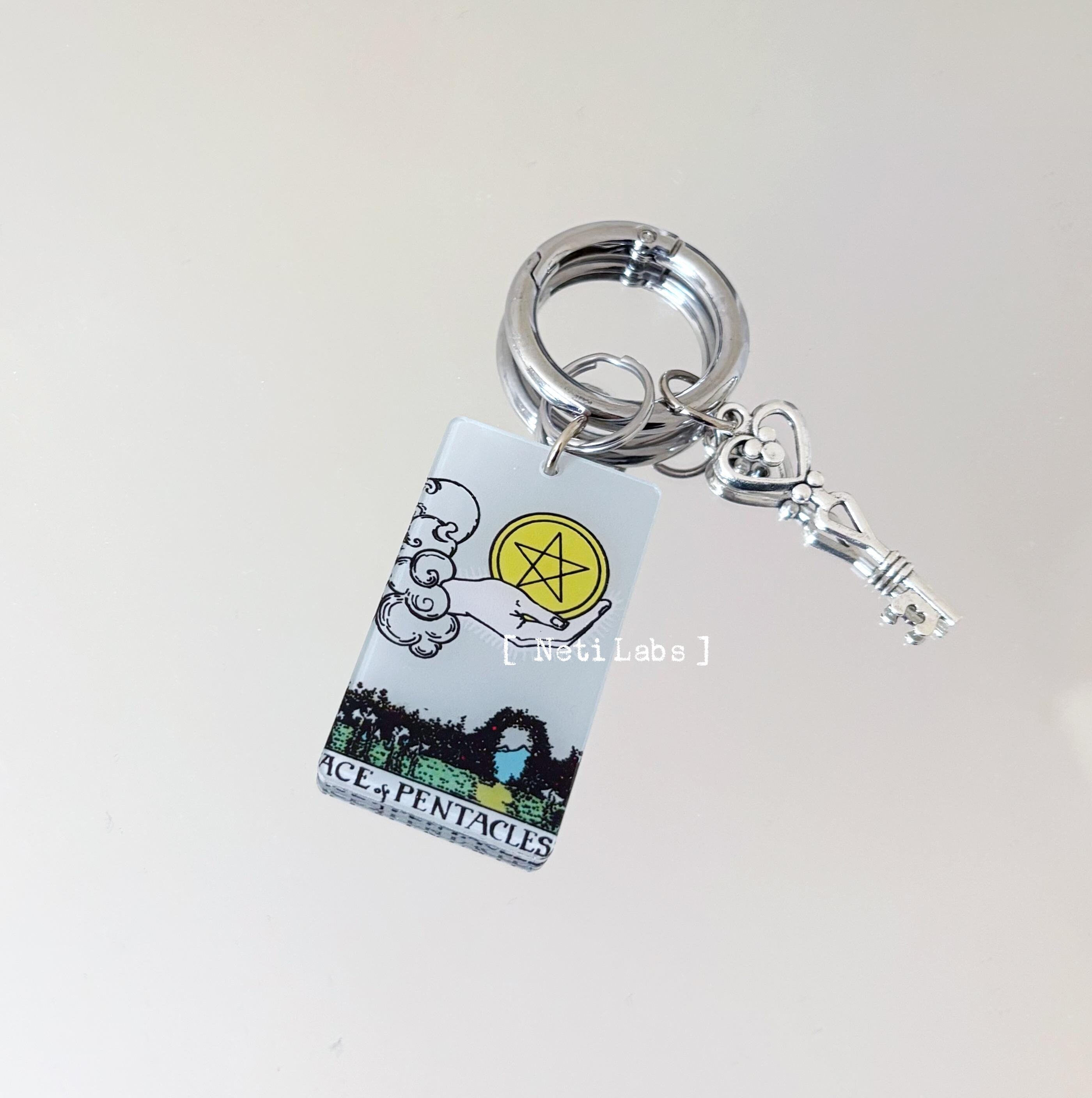 HYDE タロットカード占い キーホルダー TEMPERANCE タロットカード
