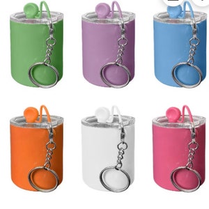 Mini 3oz customized Double Wall Stainless Steel keychain Tumbler Shot glass with Lid and Straw
